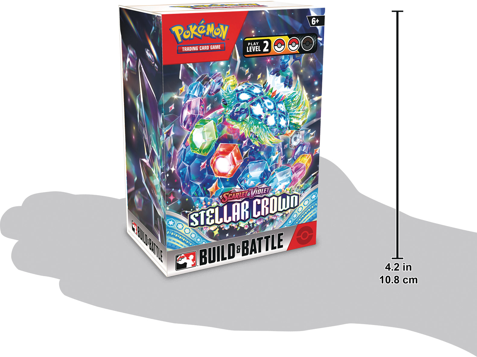 Pokemon TCG Scarlet & Violet: Stellar Crown - Build & Battle Box En Ingles