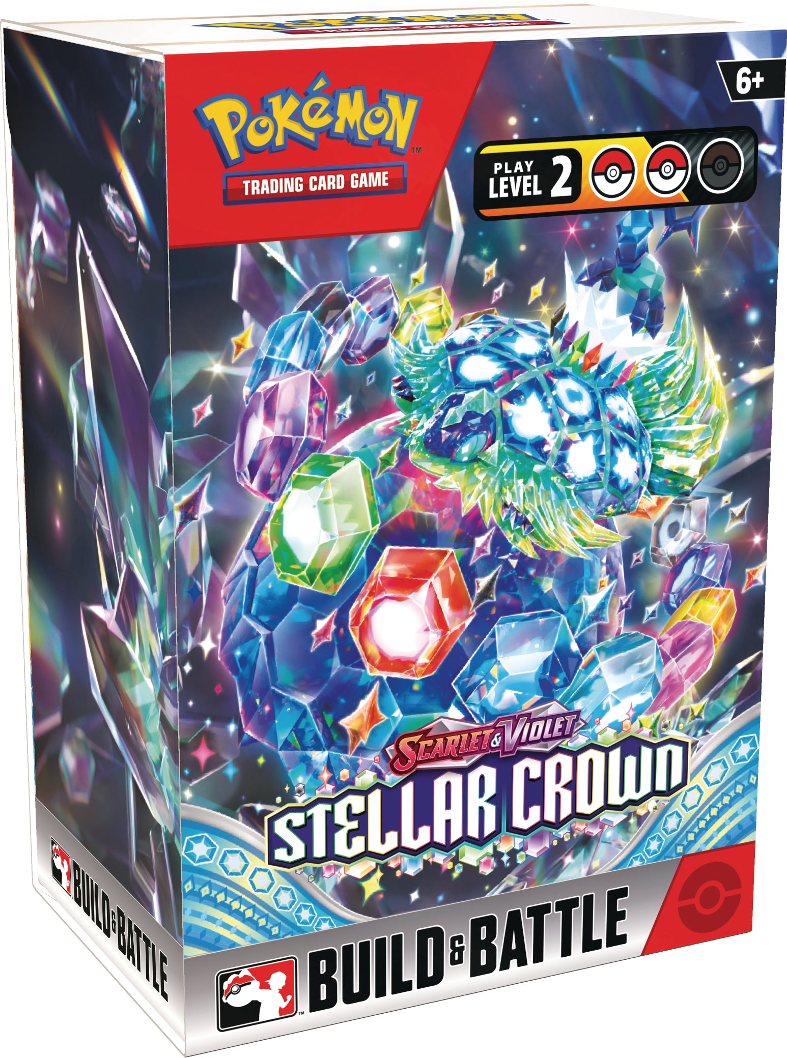 Pokemon TCG Scarlet & Violet: Stellar Crown - Build & Battle Box En Ingles