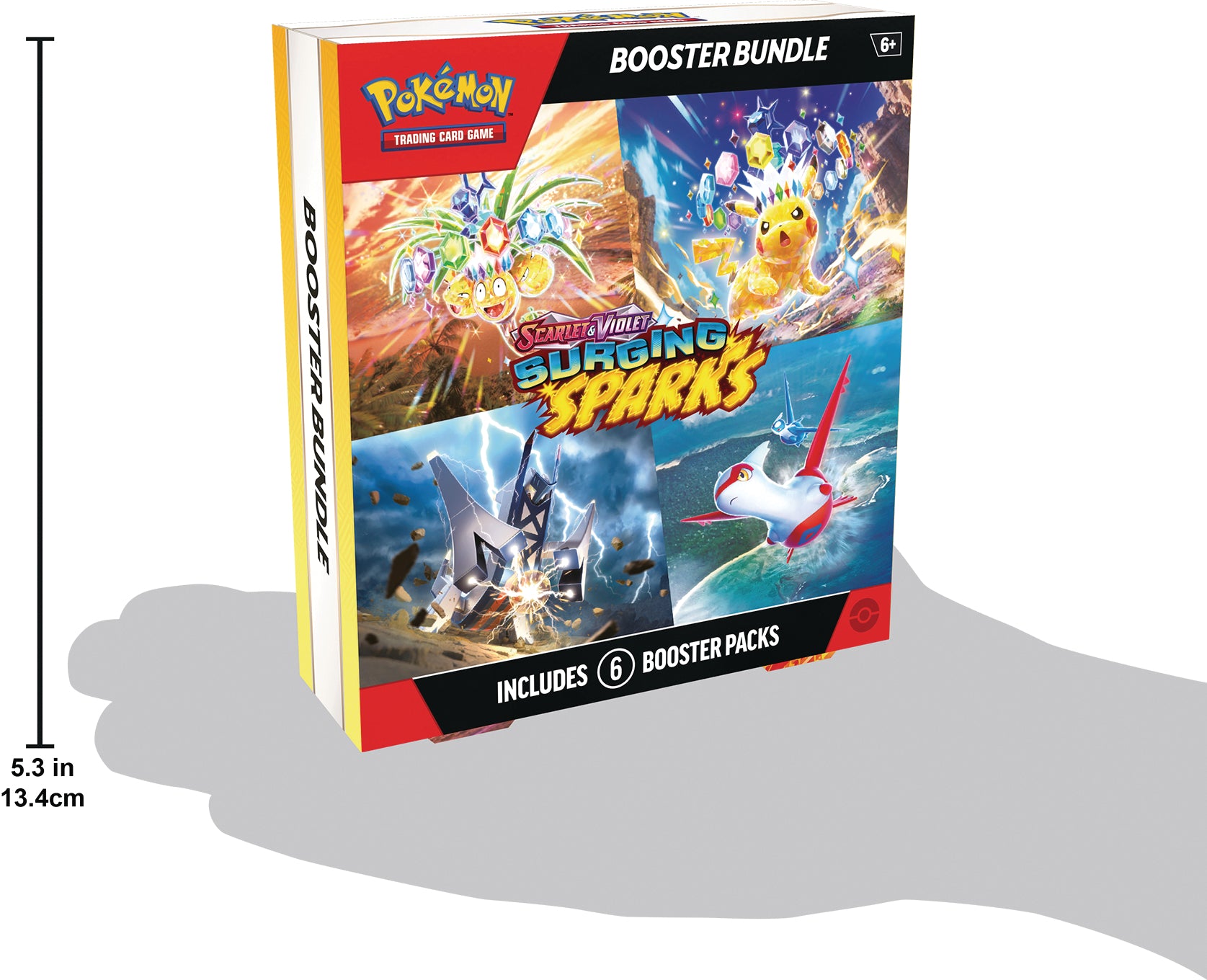 Pokemon TCG Scarlet & Violet: Surging Sparks - Booster Bundle 6 Pack En Ingles