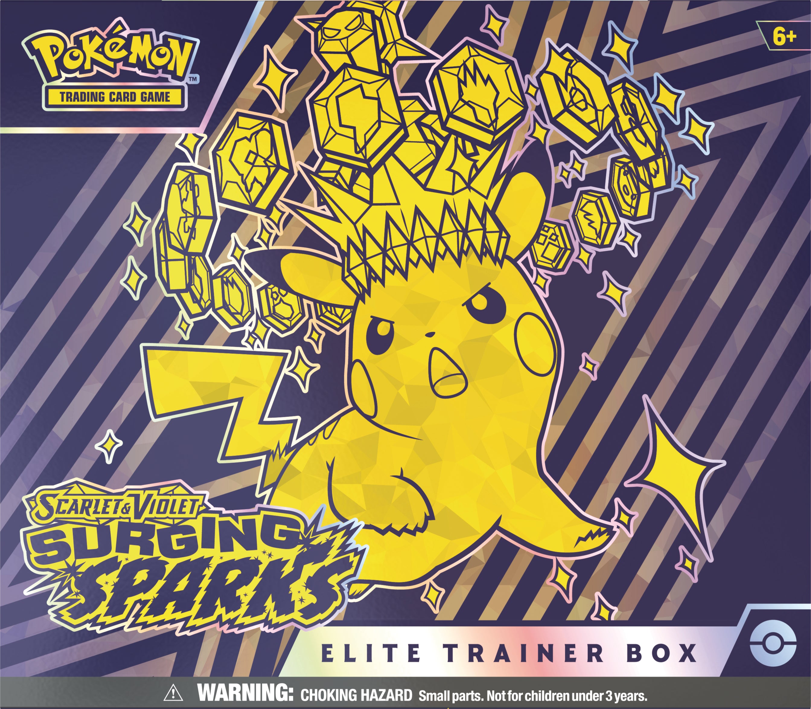 Pokemon TCG Scarlet & Violet: Surging Sparks - Elite Trainer Box Pikachu En Ingles