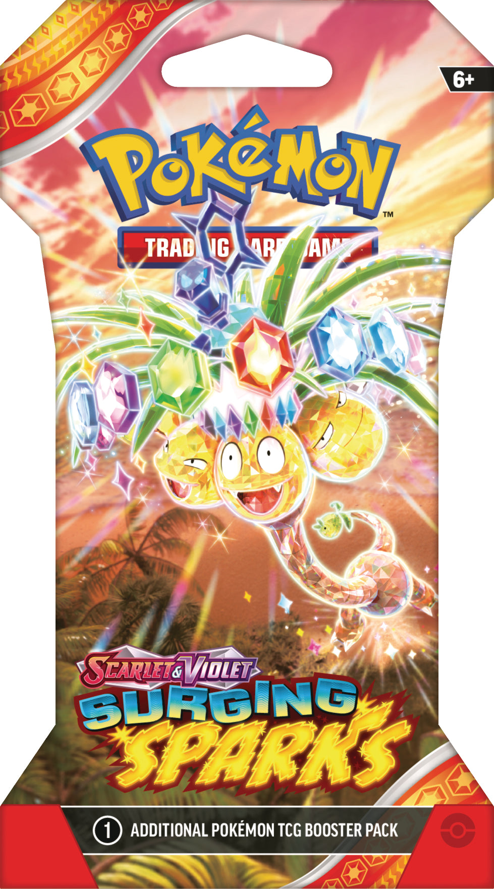 Pokemon TCG Scarlet & Violet: Surging Sparks - Sleeved Booster En Ingles