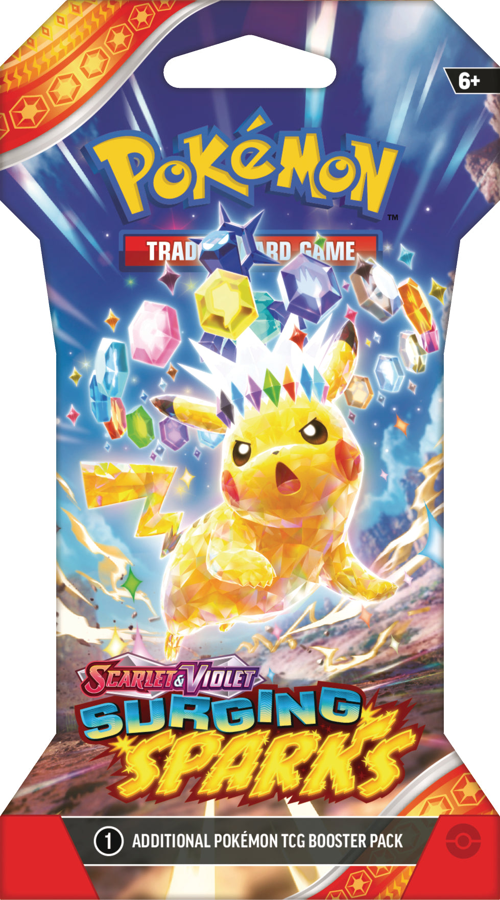 Pokemon TCG Scarlet & Violet: Surging Sparks - Sleeved Booster En Ingles