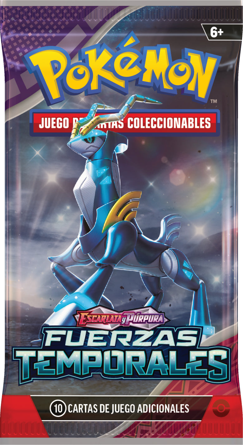 Pokemon TCG Escarlata y Purpura: Fuerzas Temporales - Booster En Español