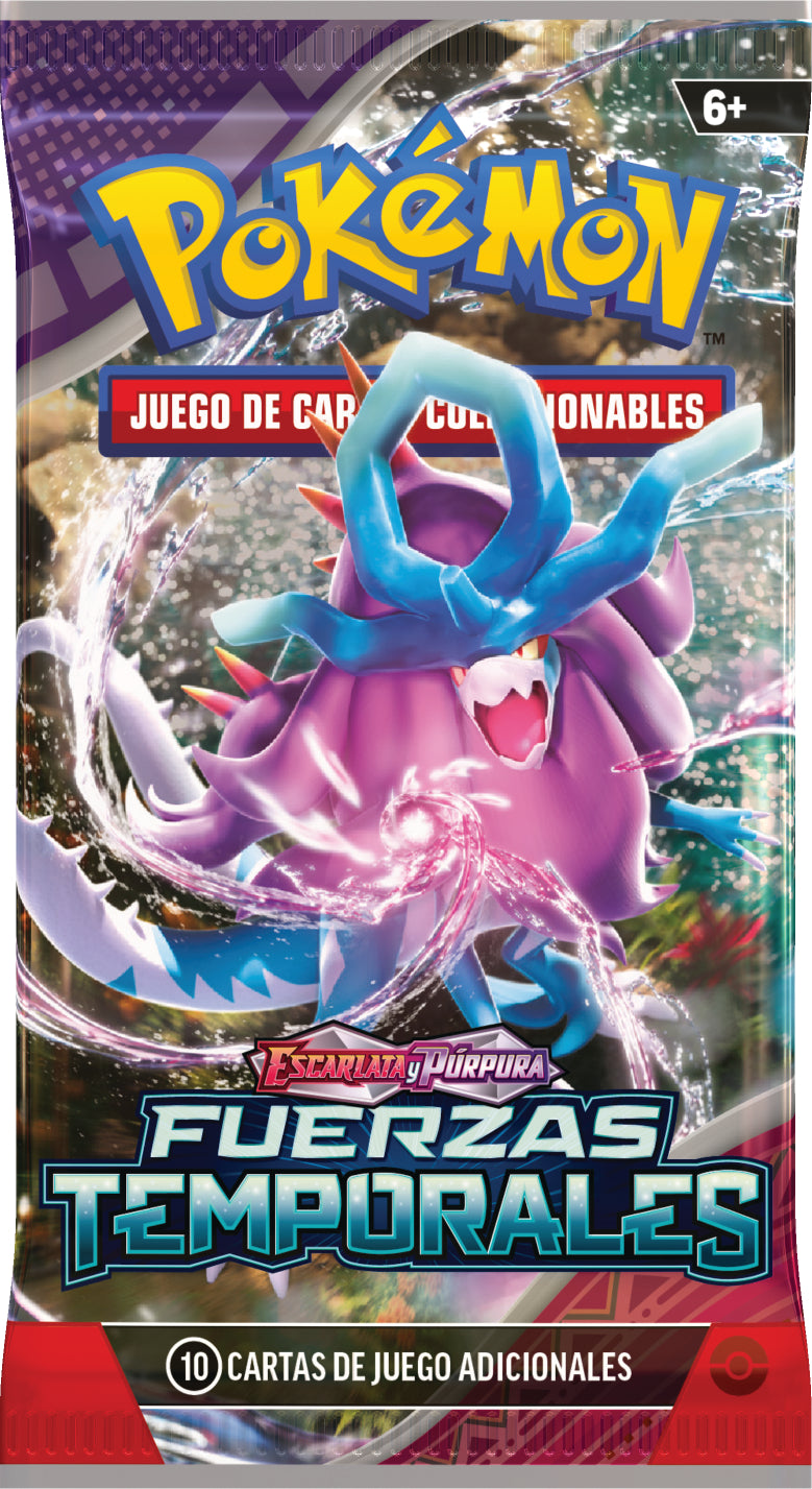 Pokemon TCG Escarlata y Purpura: Fuerzas Temporales - Booster En Español