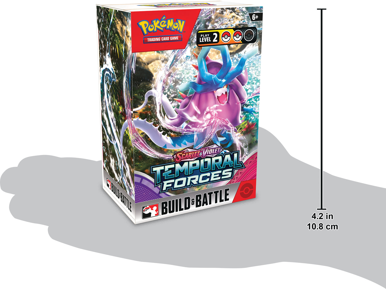 Pokemon TCG Scarlet & Violet: Temporal Forces - Build & Battle Box En Ingles