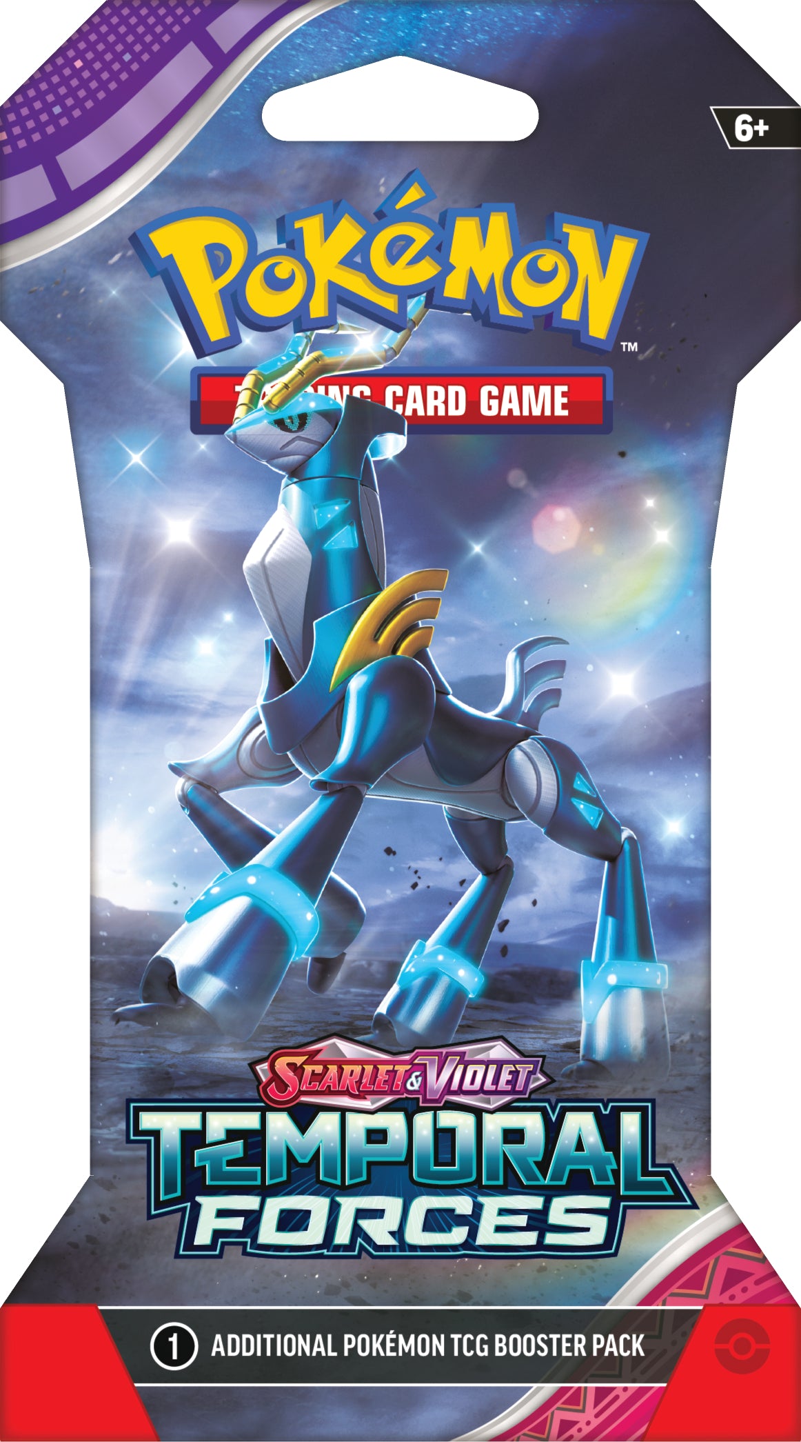 Pokemon TCG Scarlet & Violet: Temporal Forces - Sleeved Booster En Ingles