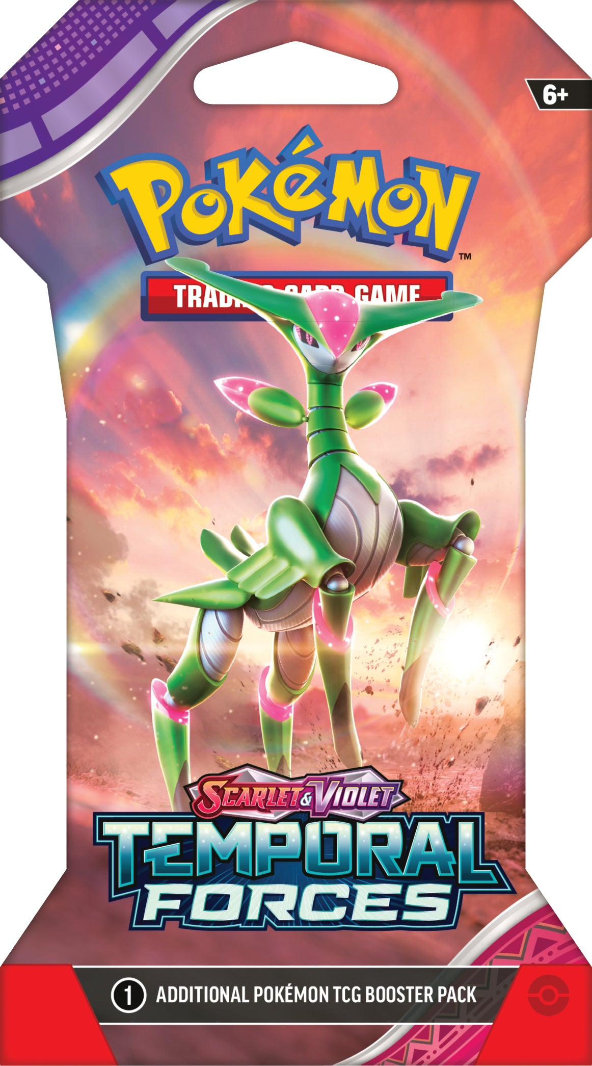 Pokemon TCG Scarlet & Violet: Temporal Forces - Sleeved Booster En Ingles