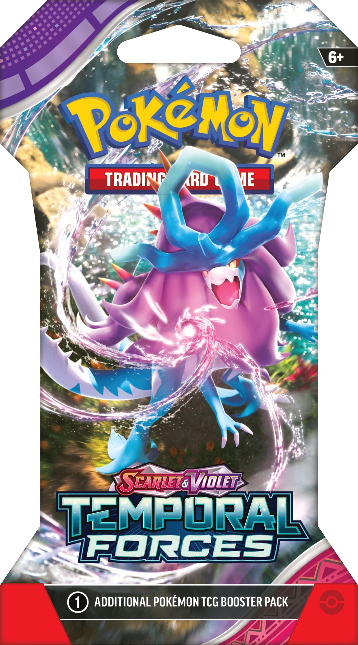 Pokemon TCG Scarlet & Violet: Temporal Forces - Sleeved Booster En Ingles