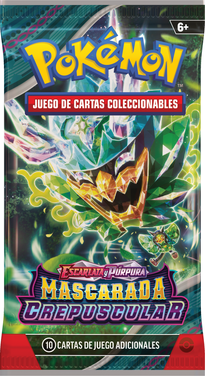 Pokemon TCG Escarlata y Purpura: Mascarada Crepuscular - Booster En Español