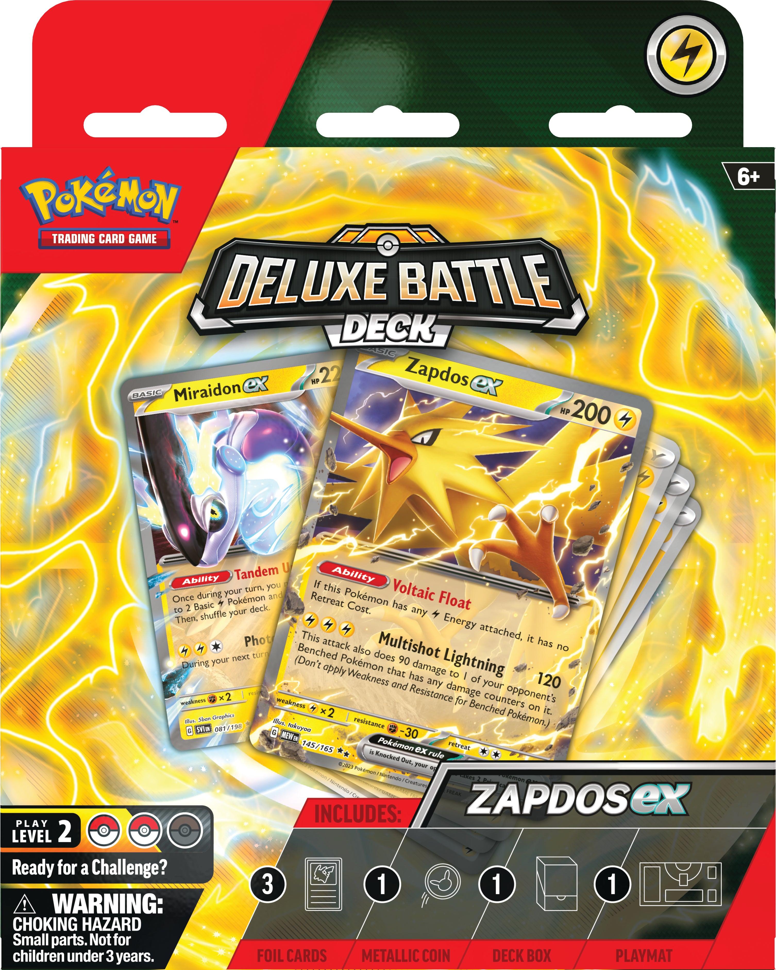 Pokemon TCG Scarlet & Violet: Deluxe Battle Deck - Zapdos Ex En English