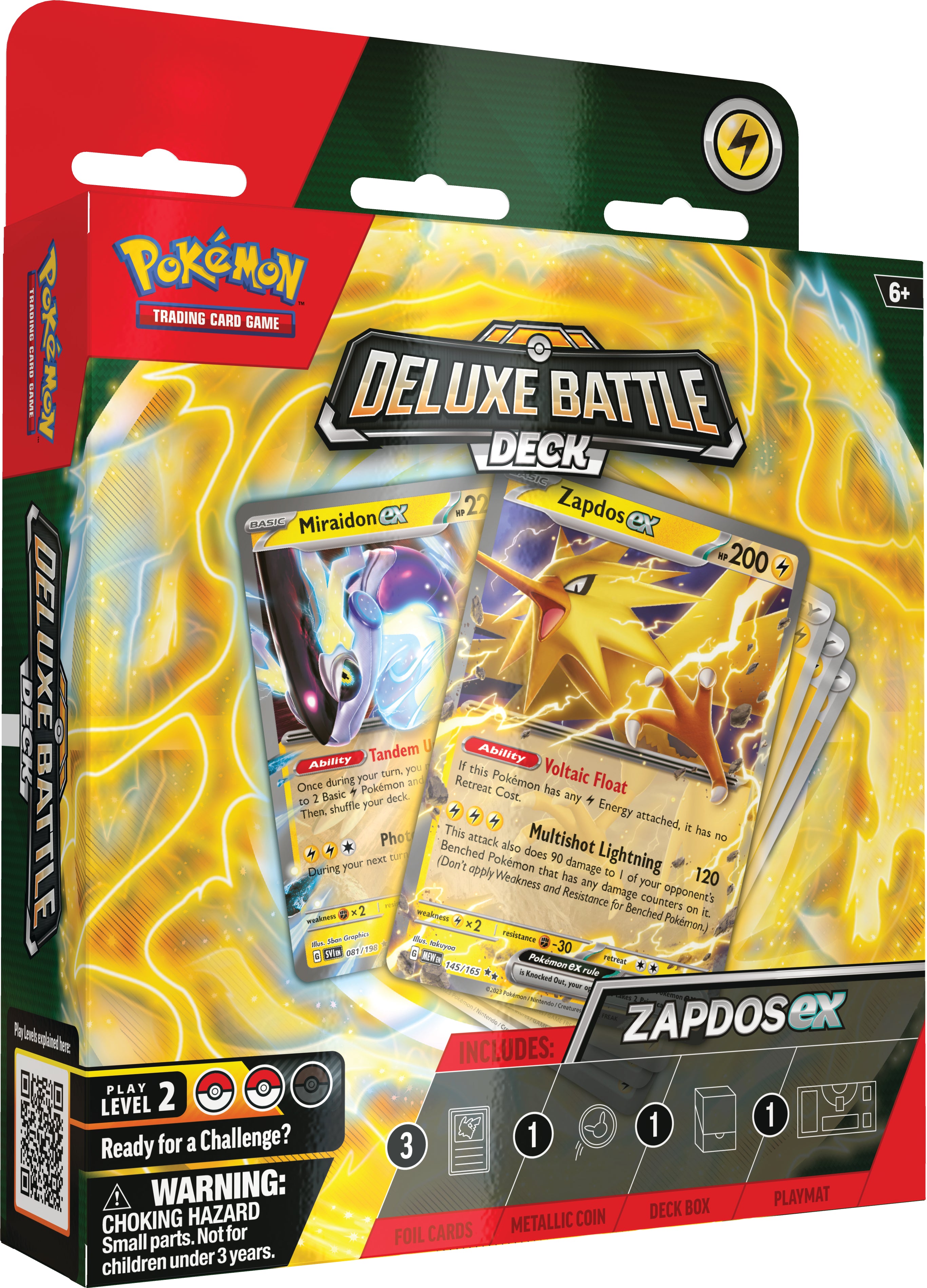 Pokemon TCG Scarlet & Violet: Deluxe Battle Deck - Zapdos Ex En English