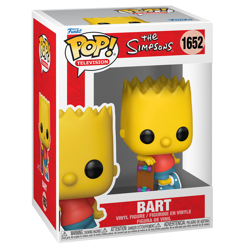 Funko Pop TV: Los Simpson - Bart Con Patineta