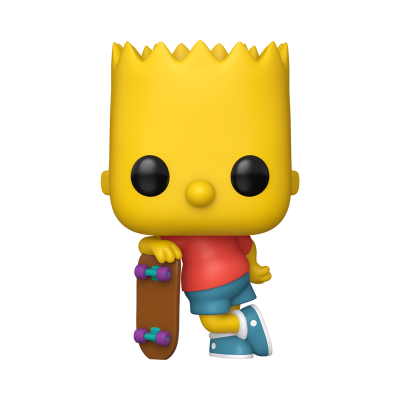 Funko Pop TV: Los Simpson - Bart Con Patineta