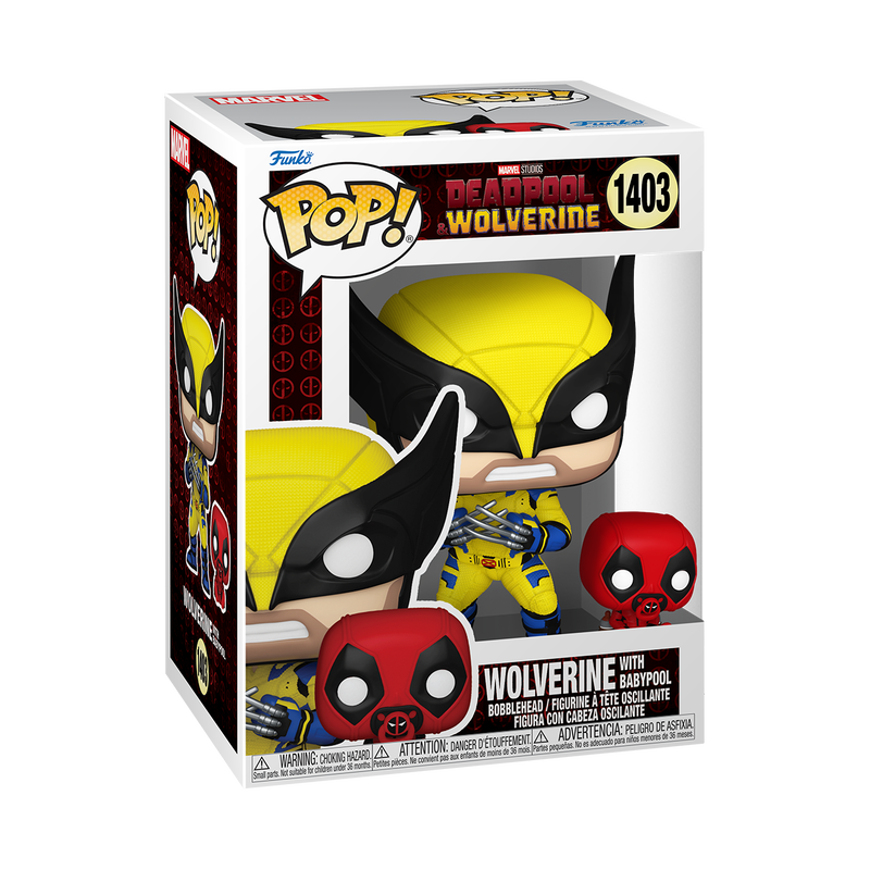 Funko Pop & Buddy: Deadpool y Wolverine - Wolverine y Babypool