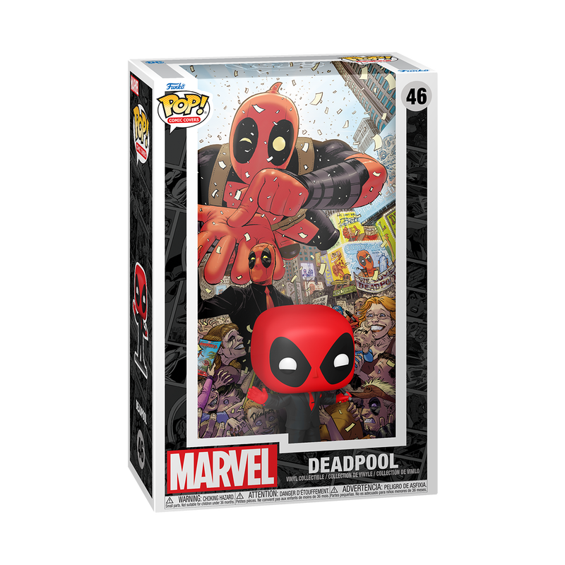 Funko Pop Comic Cover: Marvel Deadpool 2015 - Deadpool En Traje Negro