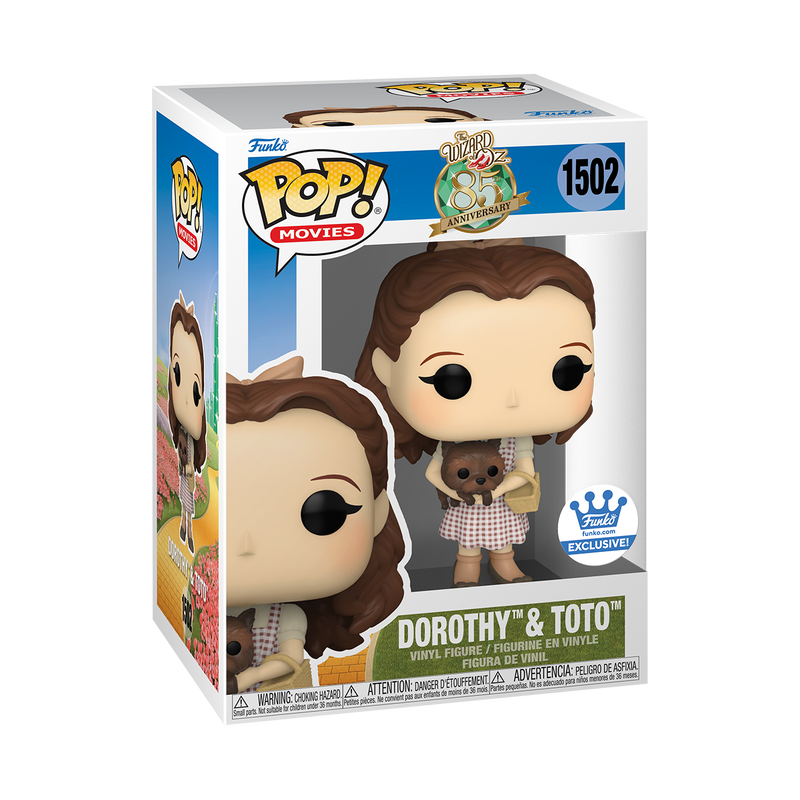 Funko Pop Movies: El Mago De Oz 85 Aniversario - Dorothy Con Toto Sepia Exclusivo Funko Shop