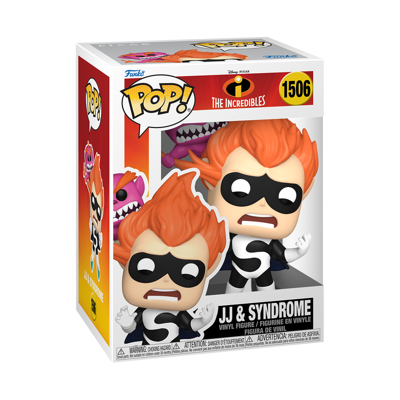 Funko Pop Premium: Pixar Los Increibles 20 Aniversario - Jack Jack y Syndrome