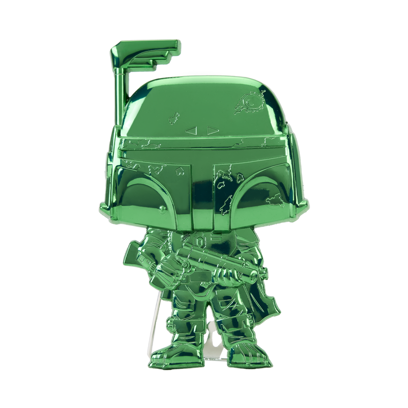 Funko Pop Pin: Star Wars Dark Side - Boba Fett Neon Pin Esmaltado