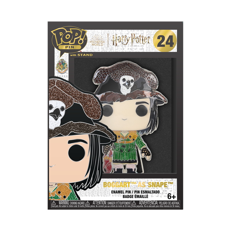 Funko Pop Pin: Harry Potter Prisionero De Azkaban 20 Aniversario - Boggart Como Snape Pin Esmaltado