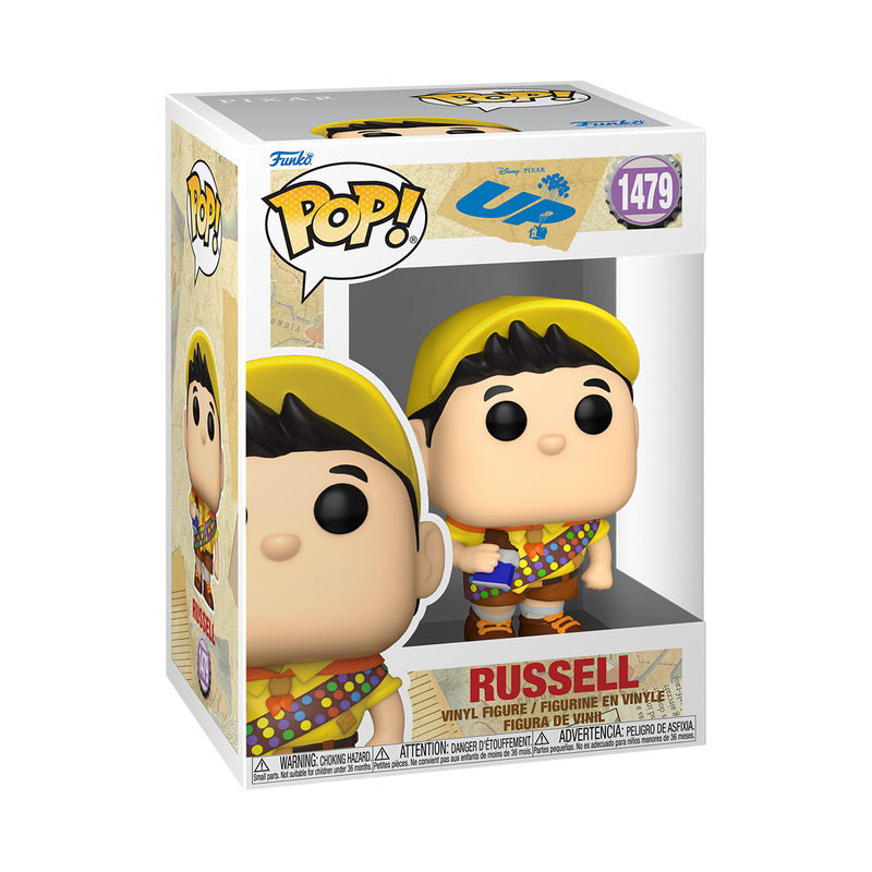 Funko Pop Disney: Up Una Aventura De Altura - Russell Con Chocolate