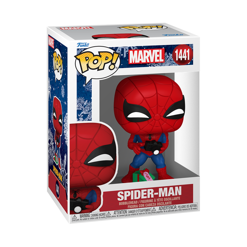 Funko Pop Marvel: Holiday - Spider-Man Con Regalo