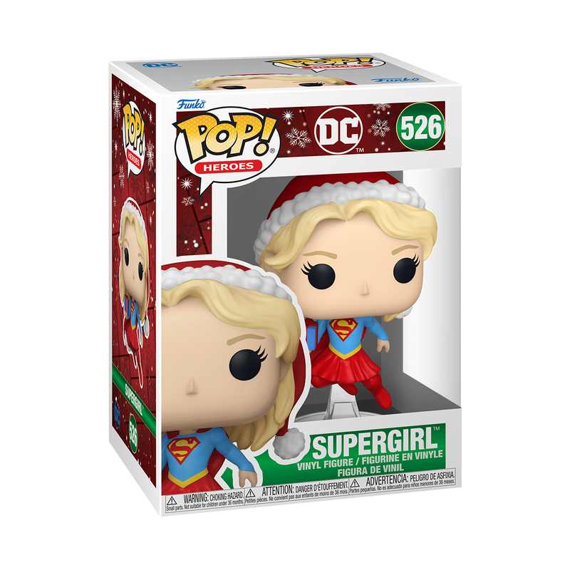 Funko Pop Heroes: DC Comics Holiday 2024 - Supergirl Con Gorro