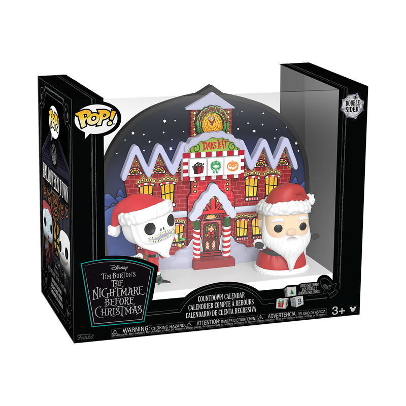 Funko Countdown Calendar: Disney Mundo De Jack - Jack y Sus Amigos Calendario Doble Vista