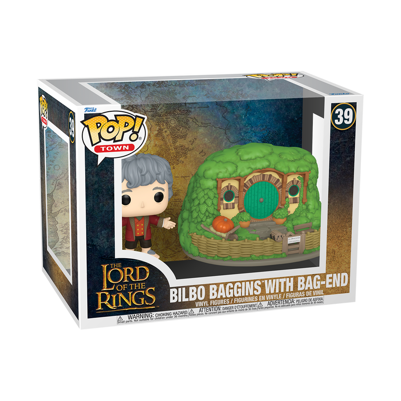 Funko Pop Town: The Lord Of The Rings - Bilbo y Choza