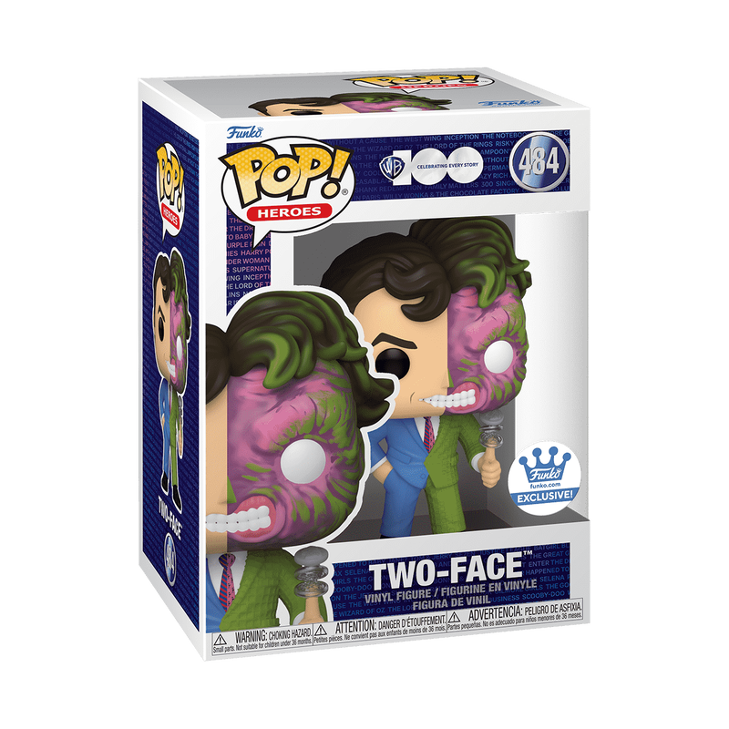 Funko Pop Heroes: Warner Bros 100 Aniversario - Dos Caras Exclusivo Funko Shop