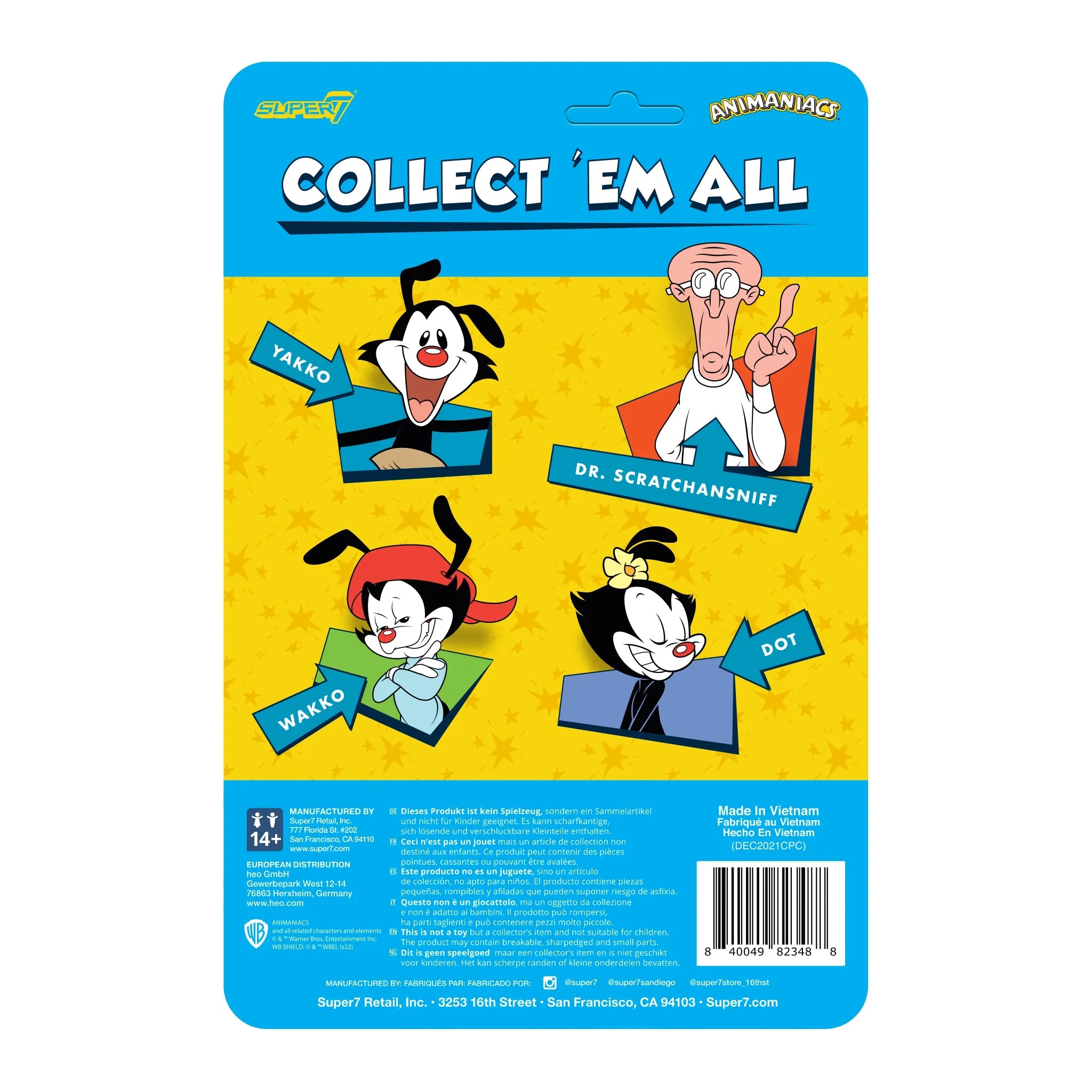 Super7 ReAction: Animaniacs - Dot Warner