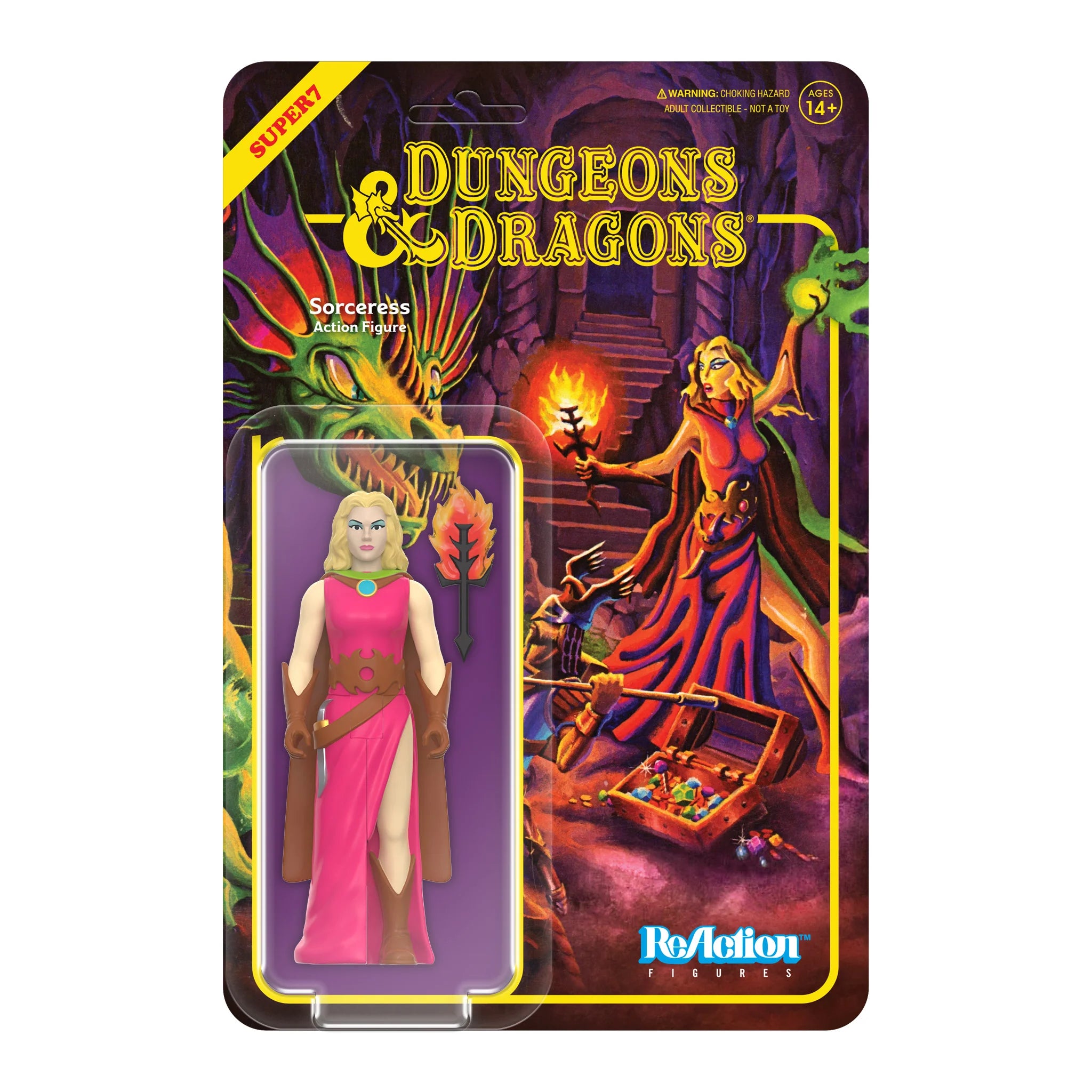 Super7 ReAction: Calabozos y Dragones - Sorceress