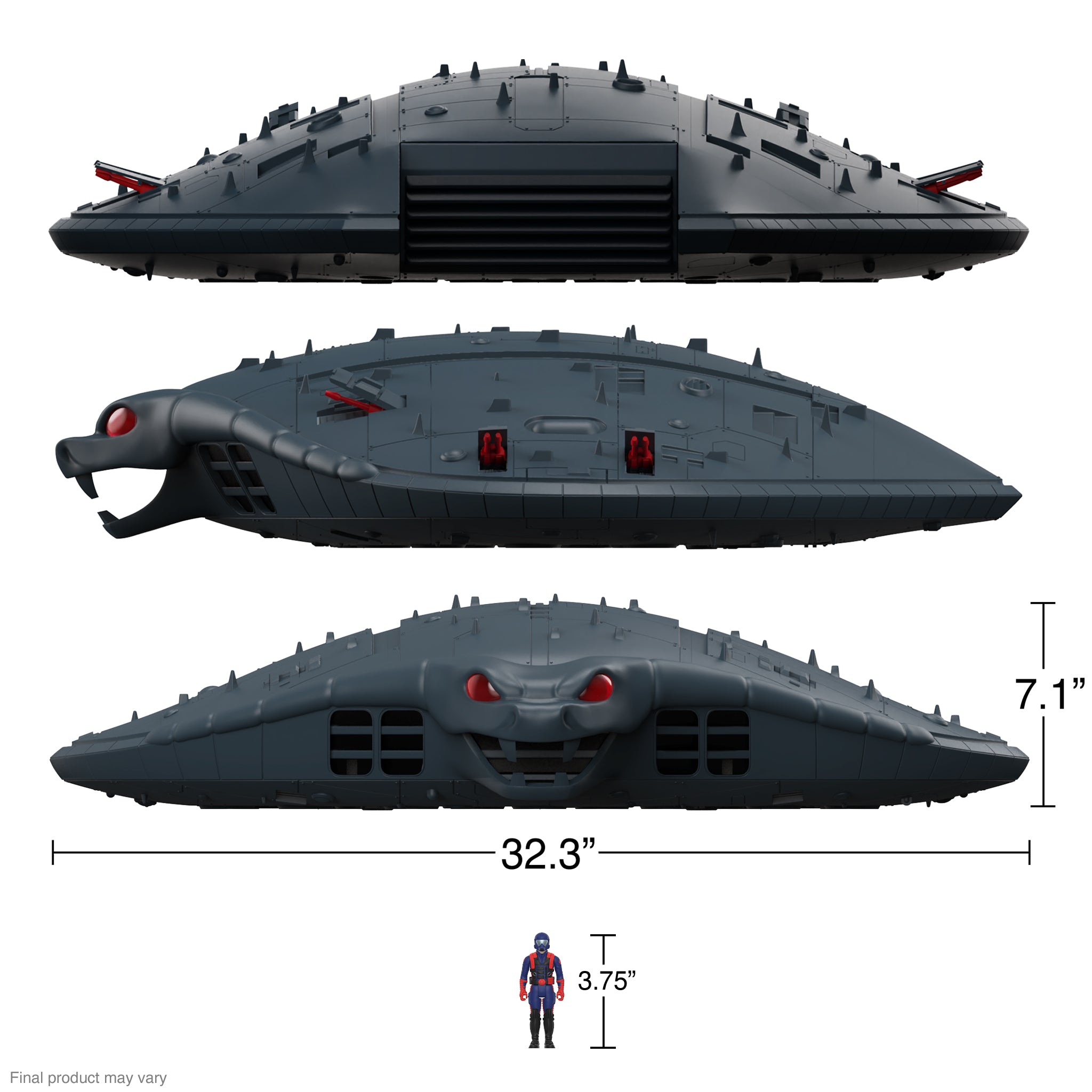 Super7 Ultimates: GI Joe - Cobra Mothership Exclusivo NYCC 2023