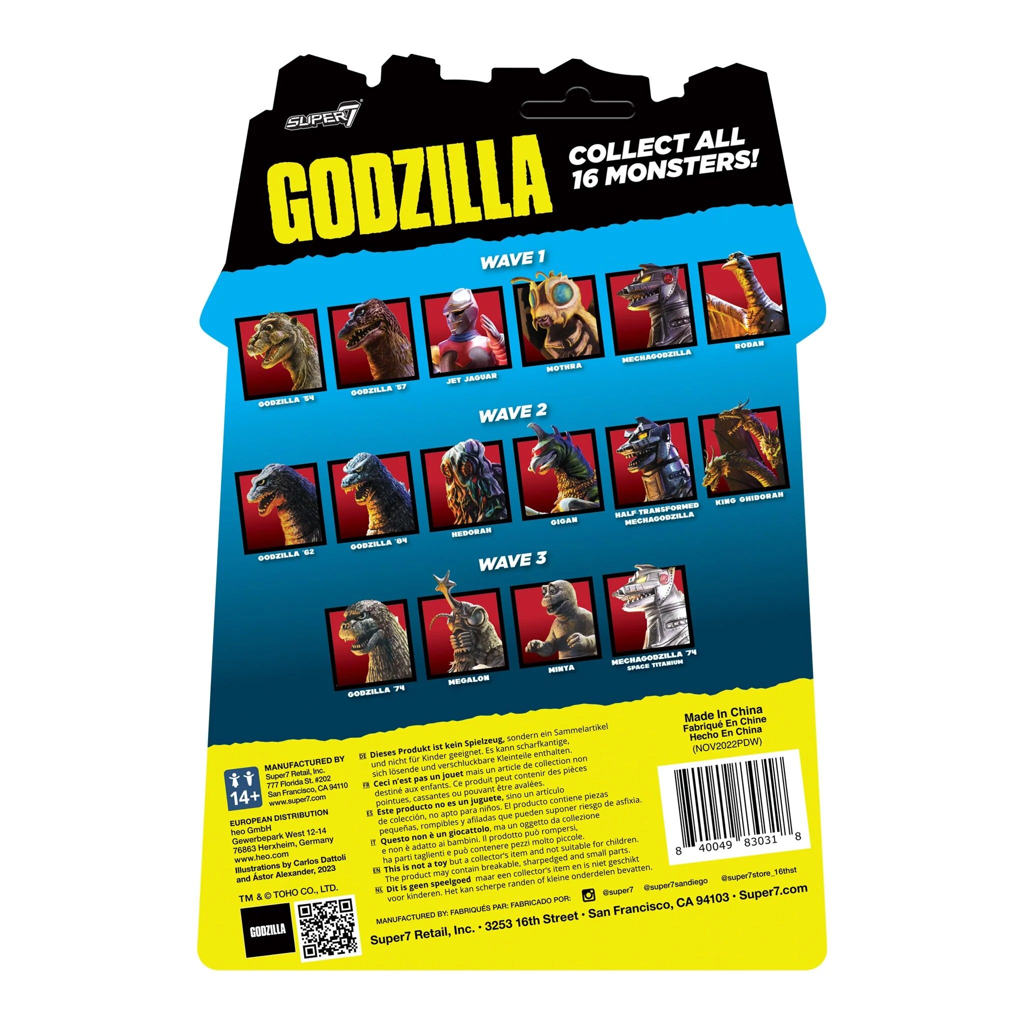 Super7 ReAction: Toho Godzilla - Godzilla 74