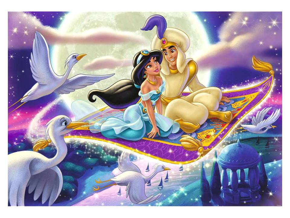 Ravensburger Rompecabezas Adultos: Disney - Aladdin 1992 1000 piezas