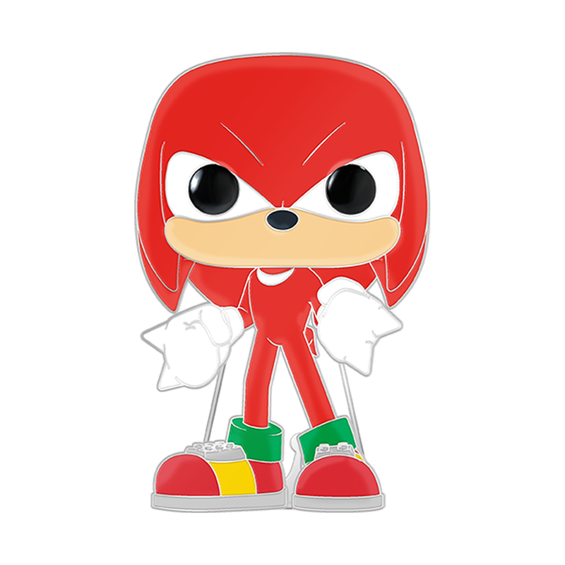 Funko Pop Pin: Sonic The Hedgehog - Knuckles Glow Pin Esmaltado