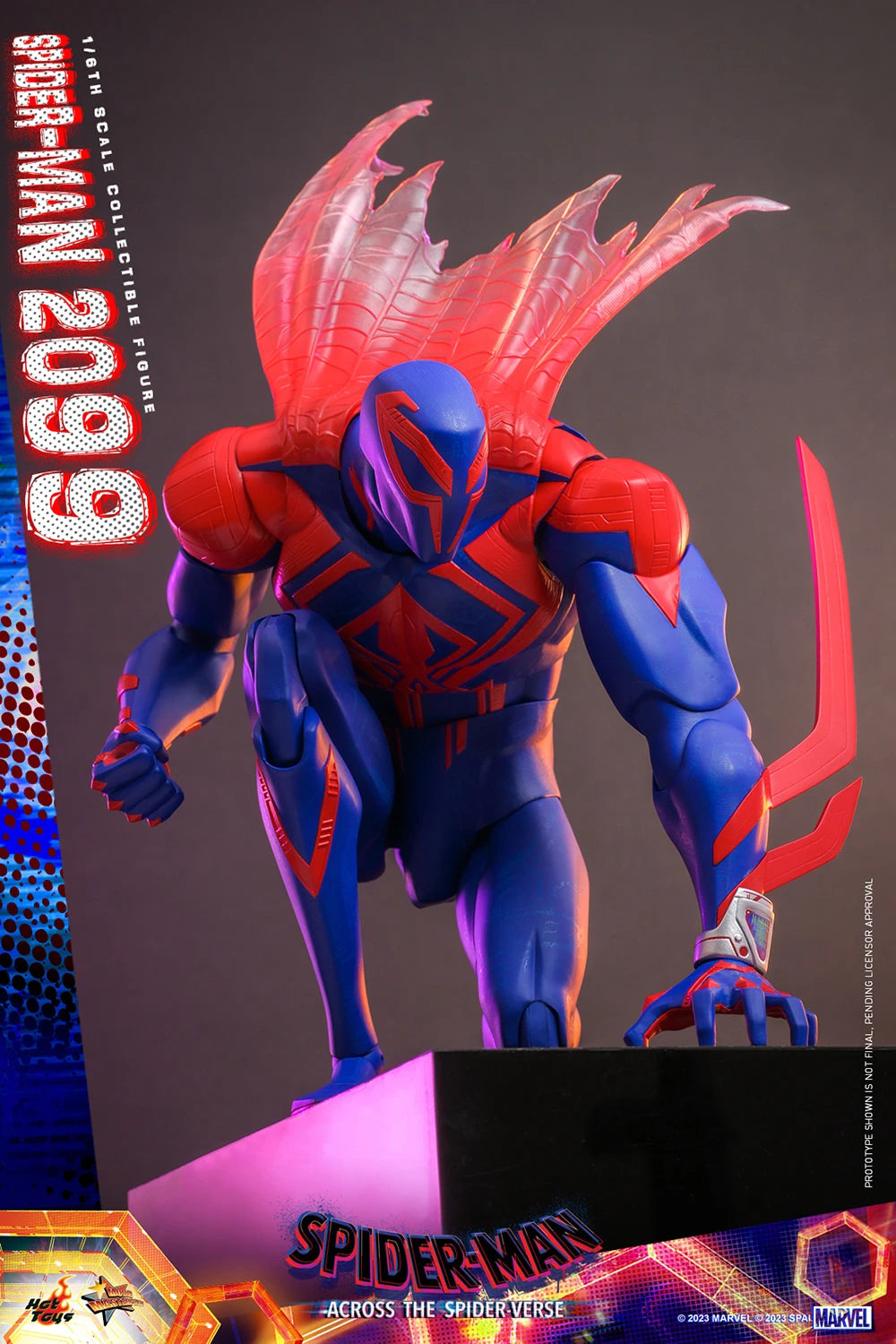 Hot Toys Movie Masterpiece Series: Marvel SpiderMan Across The Spider Verse - SpiderMan 2099 Escala 1/6