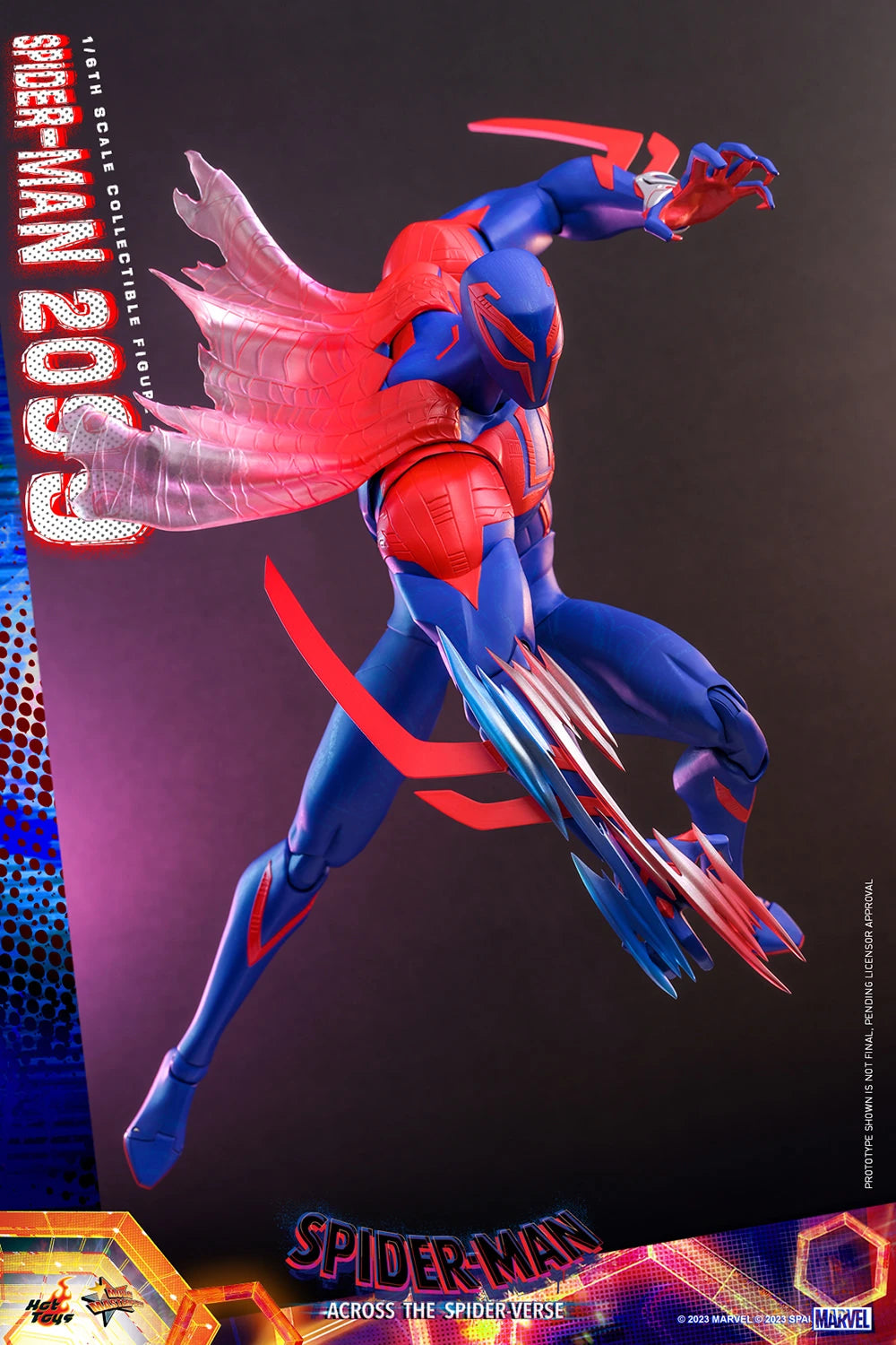 Hot Toys Movie Masterpiece Series: Marvel SpiderMan Across The Spider Verse - SpiderMan 2099 Escala 1/6