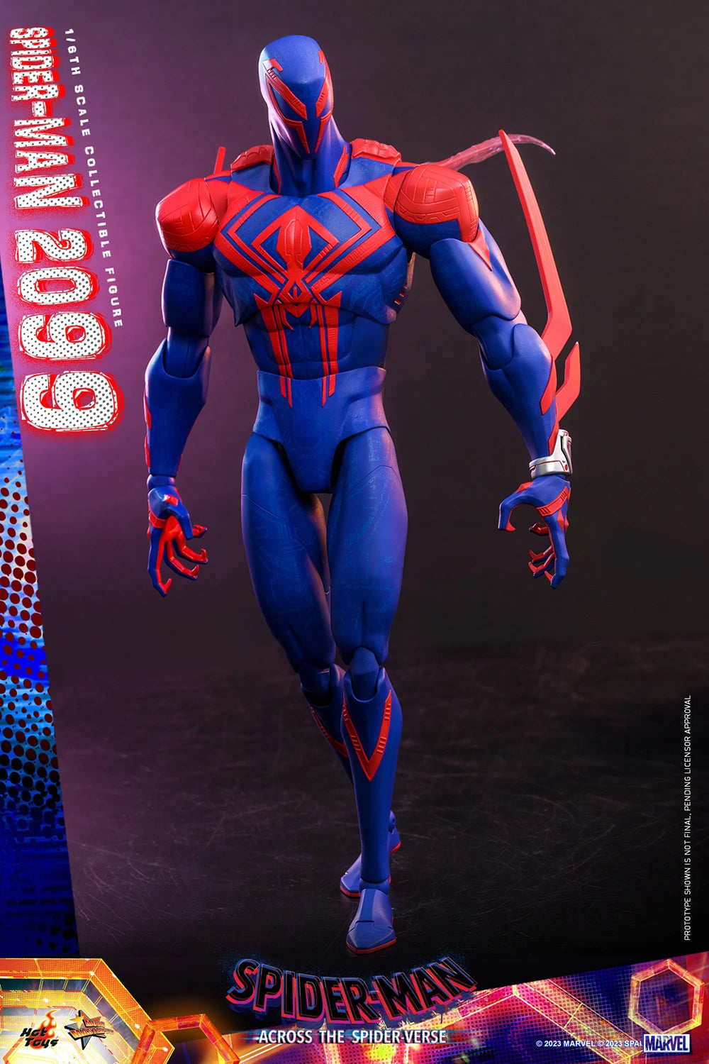 Hot Toys Movie Masterpiece Series: Marvel SpiderMan Across The Spider Verse - SpiderMan 2099 Escala 1/6