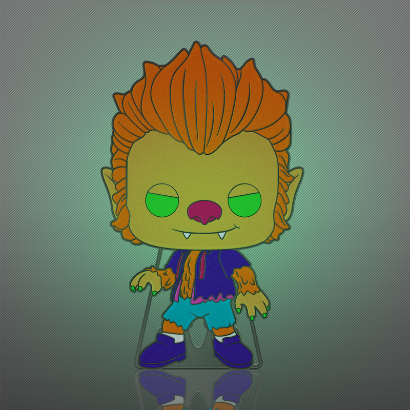 Funko Pop Pin: Los Simpson La Casita Del Horror - Bart Hombre Lobo Pin Esmaltado