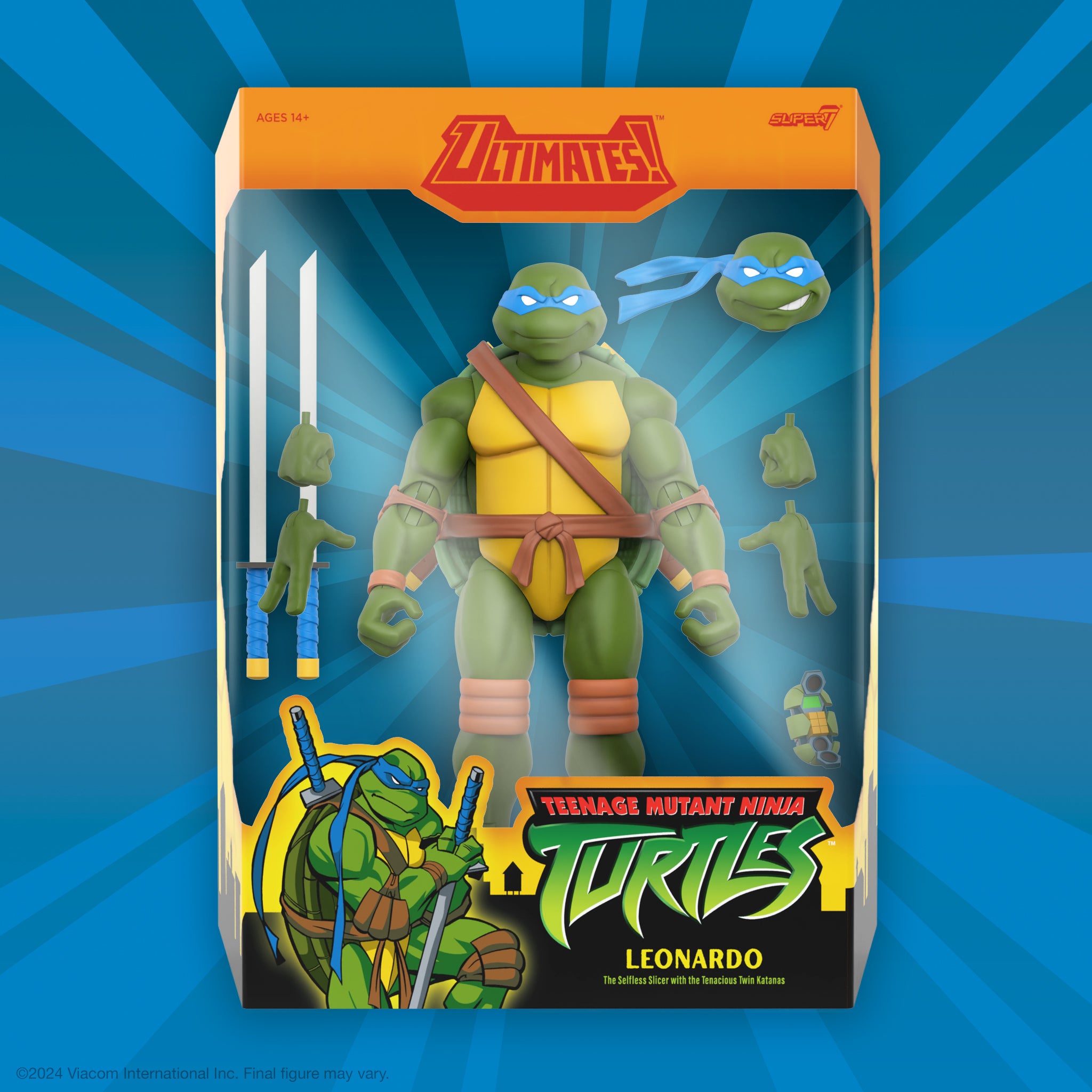 Super7 Ultimates: TMNT Tortugas Ninja - Leonardo