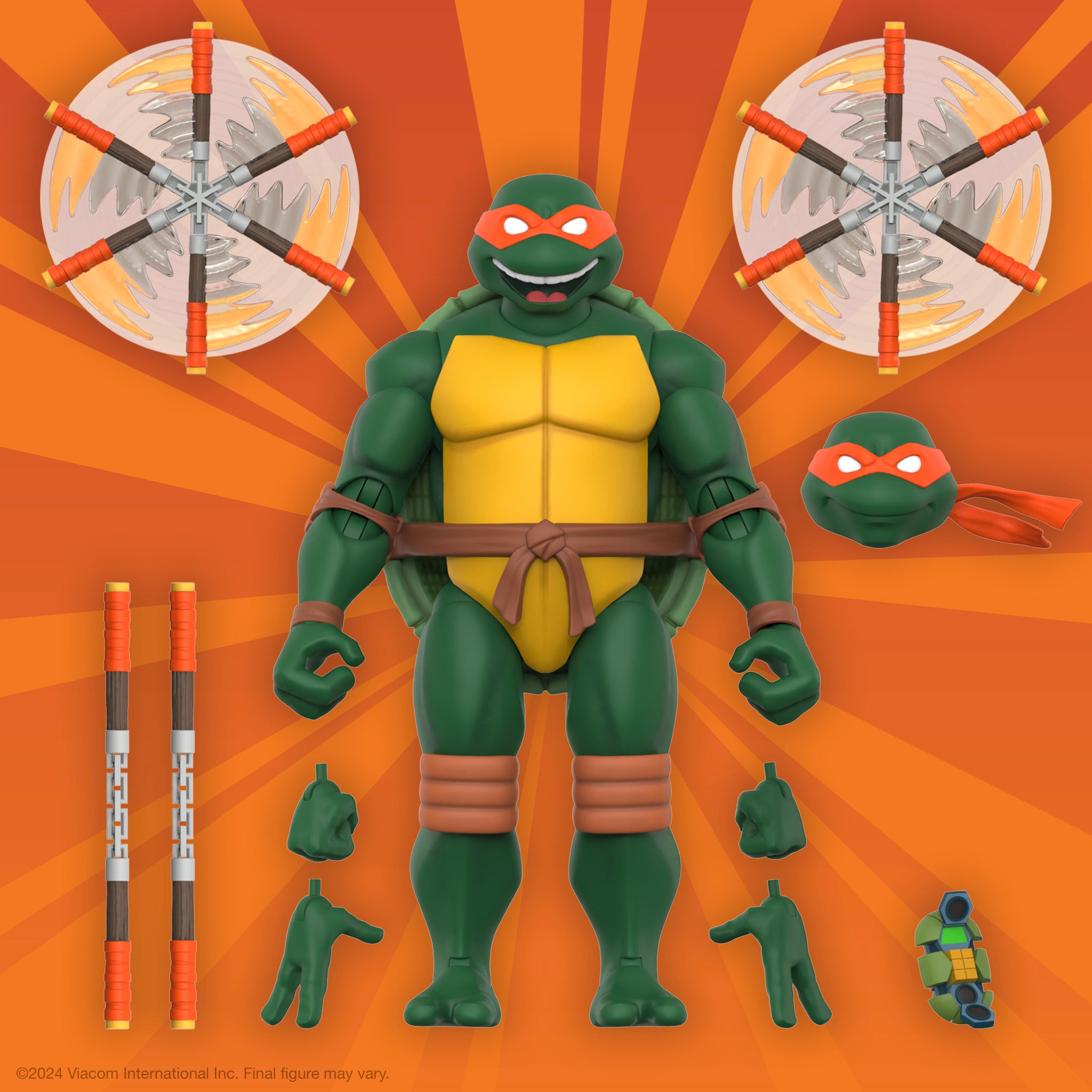 Super7 Ultimates: TMNT Tortugas Ninja - Miguel Angel