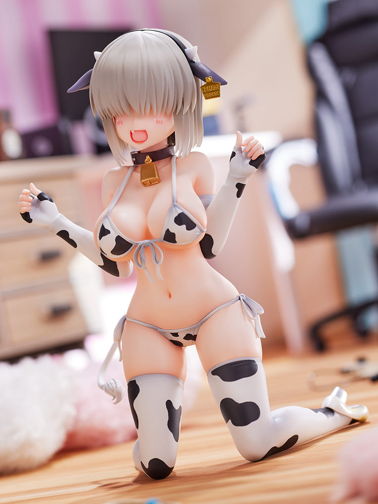 Wave Scale Figure Dreamtech: Uzaki Chan Wants To Hang Out - Yanagi Uzaki Cow Pattern Bikini  Dt-195 Escala 1/7