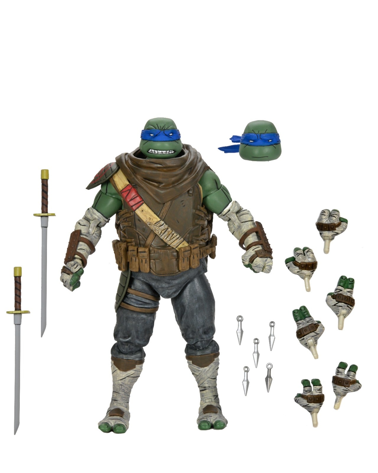 NECA Figura de Accion Ultimate: TMNT Tortugas The Last Ronin - Leonardo 7 Pulgadas