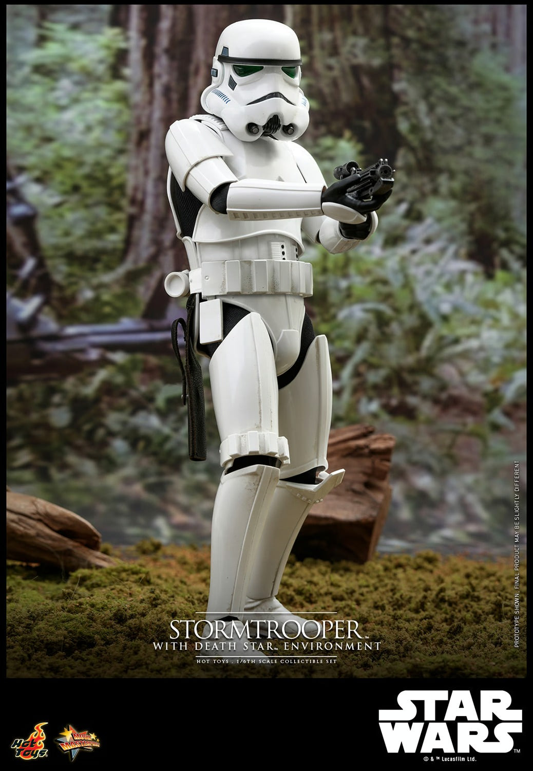 Hot Toys Movie Masterpiece Series: Star Wars The Power of the Dark Side - Stormtrooper con Entorno de Estrella de la Muerte Escala 1/6