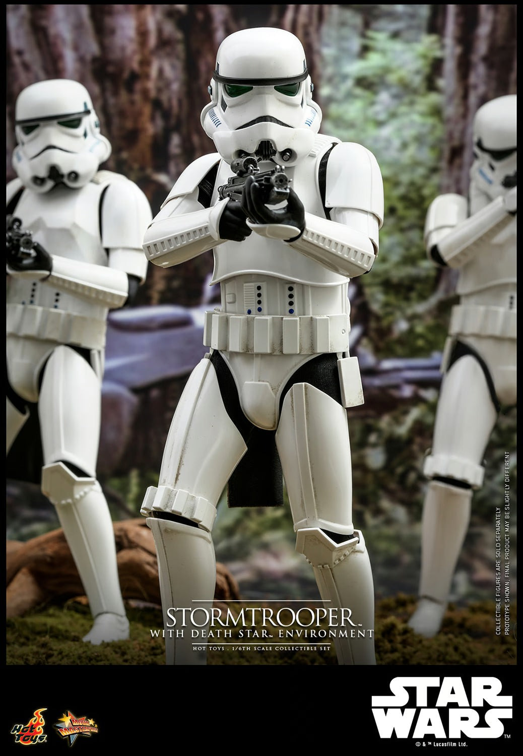 Hot Toys Movie Masterpiece Series: Star Wars The Power of the Dark Side - Stormtrooper con Entorno de Estrella de la Muerte Escala 1/6