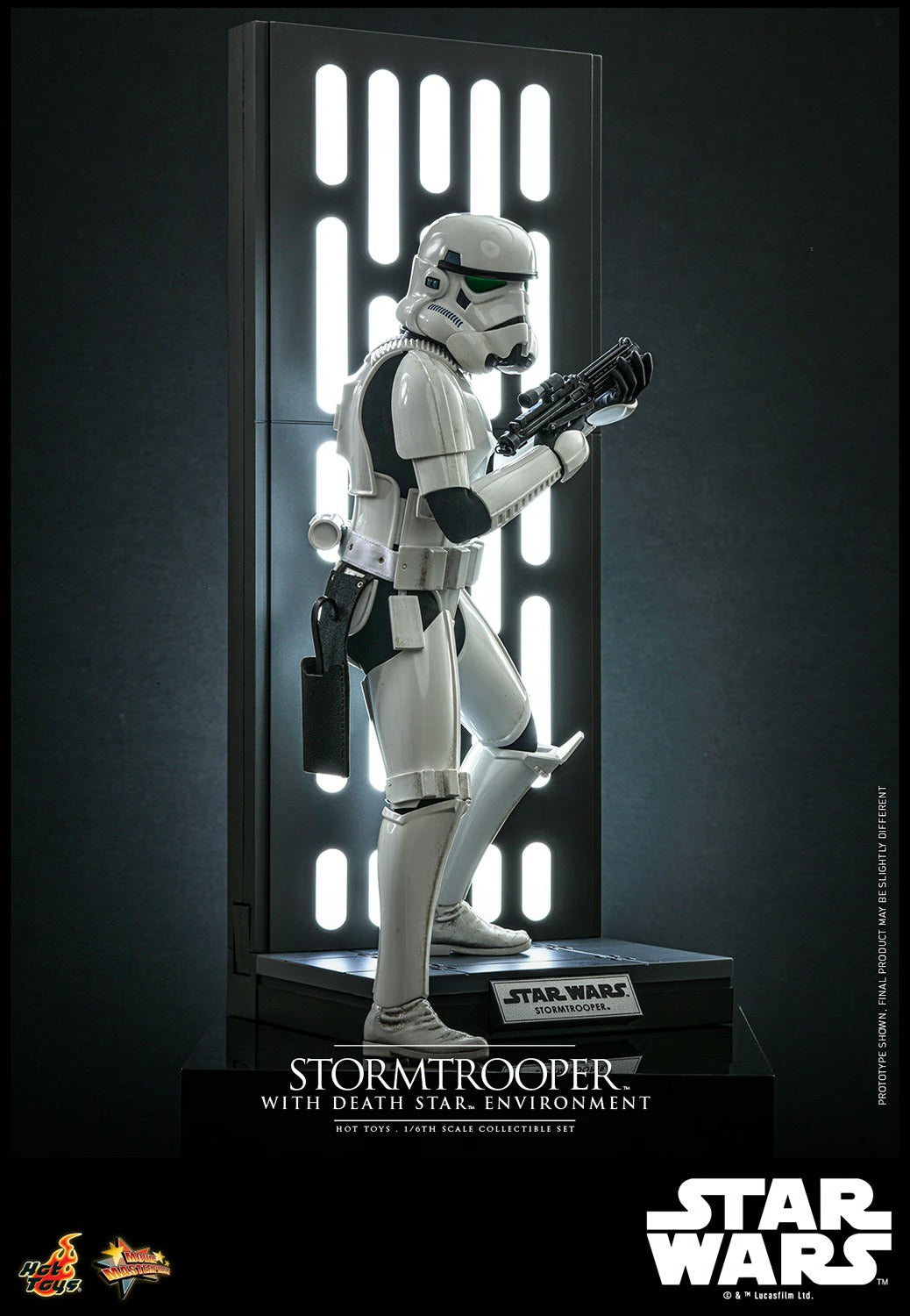 Hot Toys Movie Masterpiece Series: Star Wars The Power of the Dark Side - Stormtrooper con Entorno de Estrella de la Muerte Escala 1/6