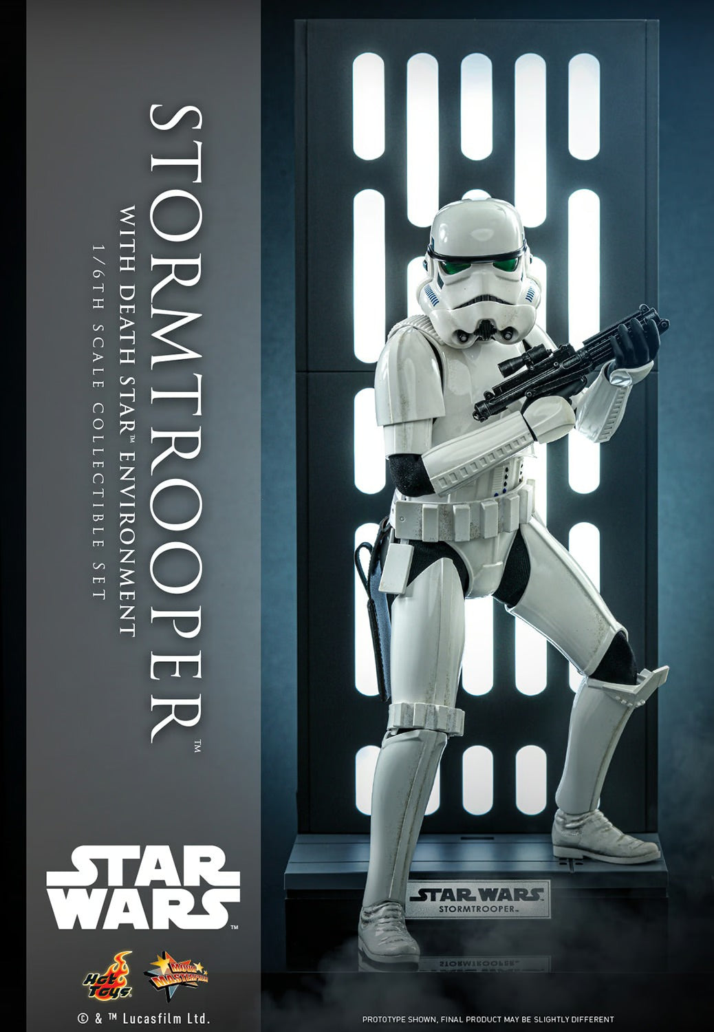 Hot Toys Movie Masterpiece Series: Star Wars The Power of the Dark Side - Stormtrooper con Entorno de Estrella de la Muerte Escala 1/6