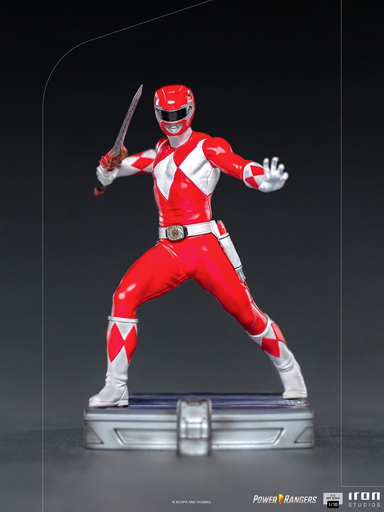 IRON Studios: Power Rangers - Red Ranger Escala de Arte 1/10