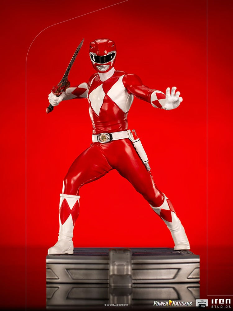 IRON Studios: Power Rangers - Red Ranger Escala de Arte 1/10