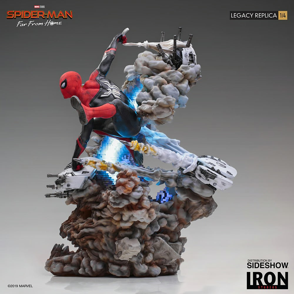 IRON Studios: Marvel Spider Man Lejos De Casa - Spider Man Legacy Escala 1/4